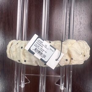 Lele Sadoughi Polka Dot Kelly Headband  in Cream 100. Never worn with tags
